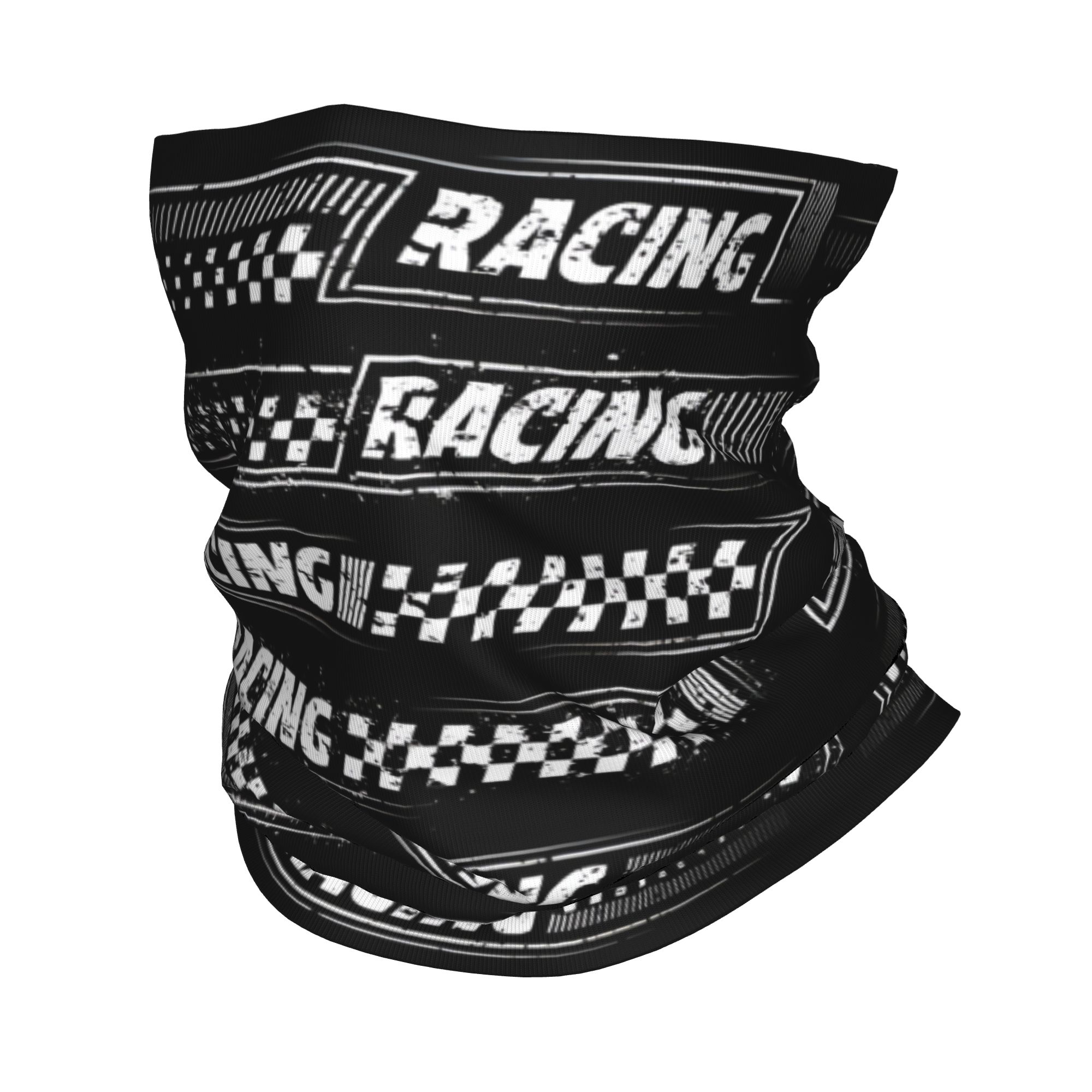 Neck Gaiter Fleece - Bandana Logo Motor Balap Rally Cepat