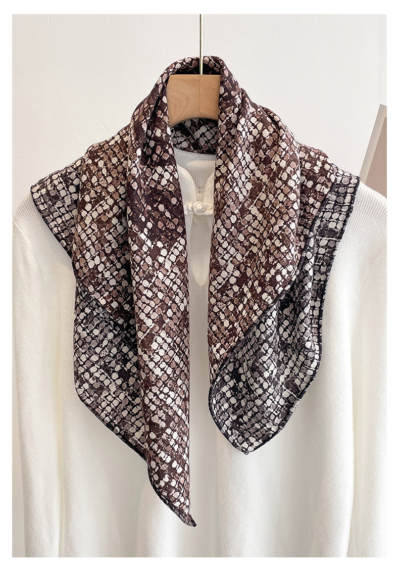Wool Scarf Men - Syal 70% Wol 30% Sutra untuk