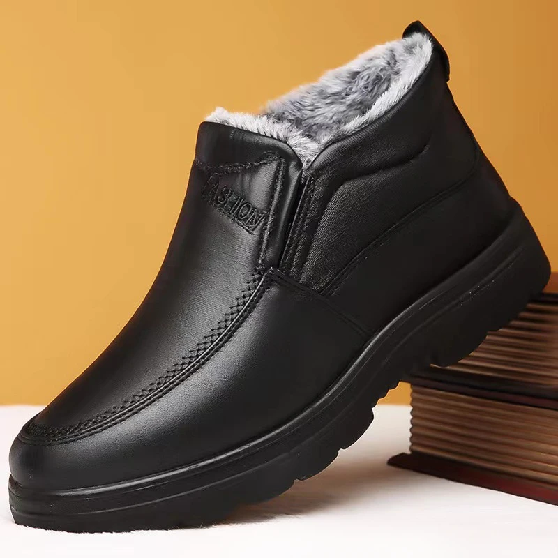 Waterproof Winter Boot - Zapatos sepatu bot pendek untuk pria,