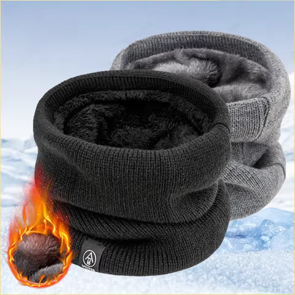 Neck Gaiter Fleece - Syal Penghangat Leher Musim Dingin Berlapis