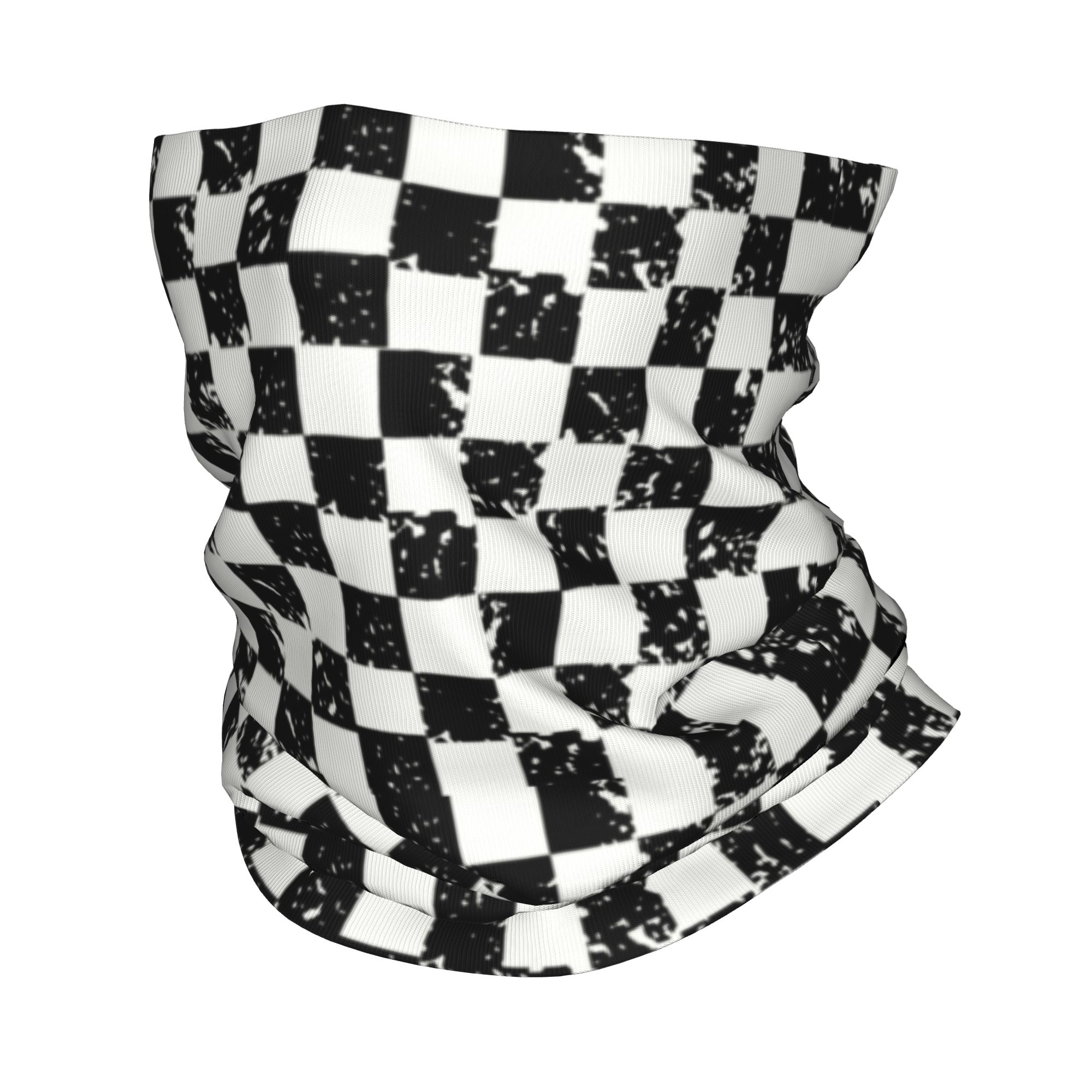 Neck Gaiter Fleece - Penutup Kepala & Leher Motif Kotak-kotak