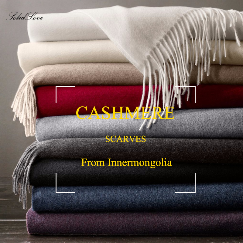 Cashmere Pashmina Wrap - Syal Kasmir Wanita Syal Musim Dingin