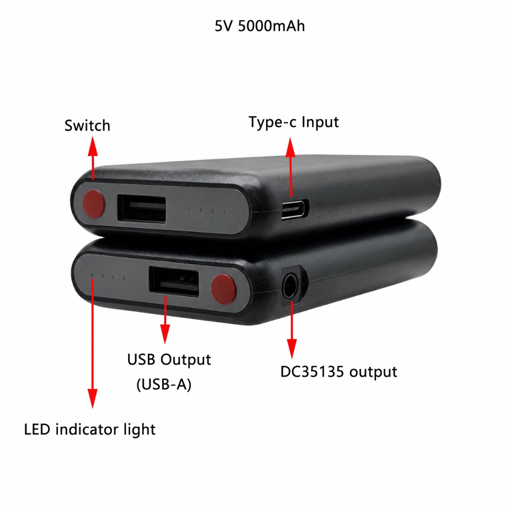 Sarung tangan pemanas, 5V 5000 - Heated Vest Battery ulasan dan harga