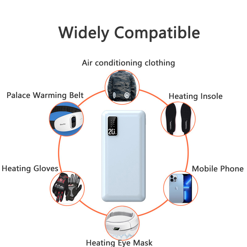 7.4V DC Rompi Panas Power Bank - Heated Vest Battery ulasan dan harga
