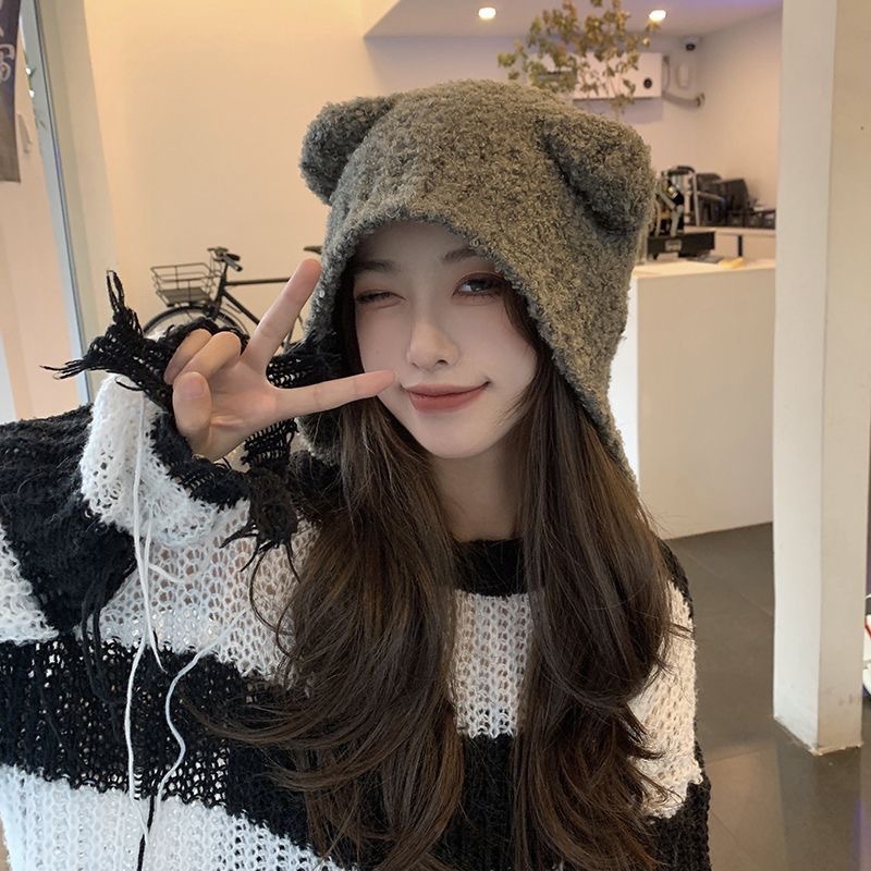 Topi Rajut Wanita Musim Gugur  - Knit Beanie Hat Warm ulasan dan harga