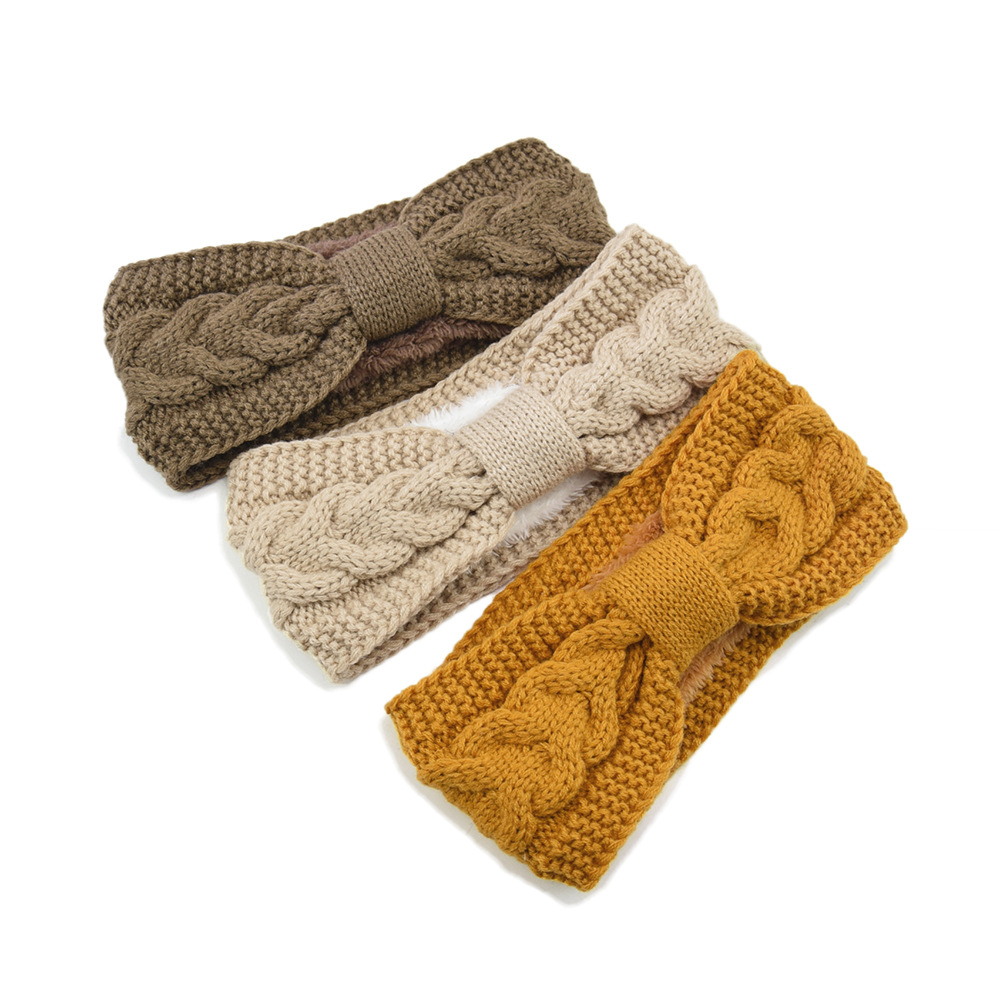 Ikat kepala bergaris bulu domb - Winter Headband Fleece ulasan dan harga