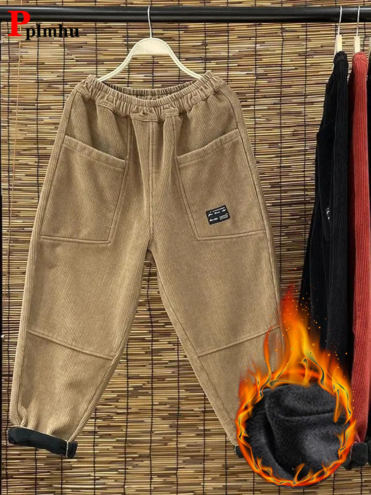 Celana Harem wanita beludru Pl - Corduroy Pant Warm ulasan dan harga