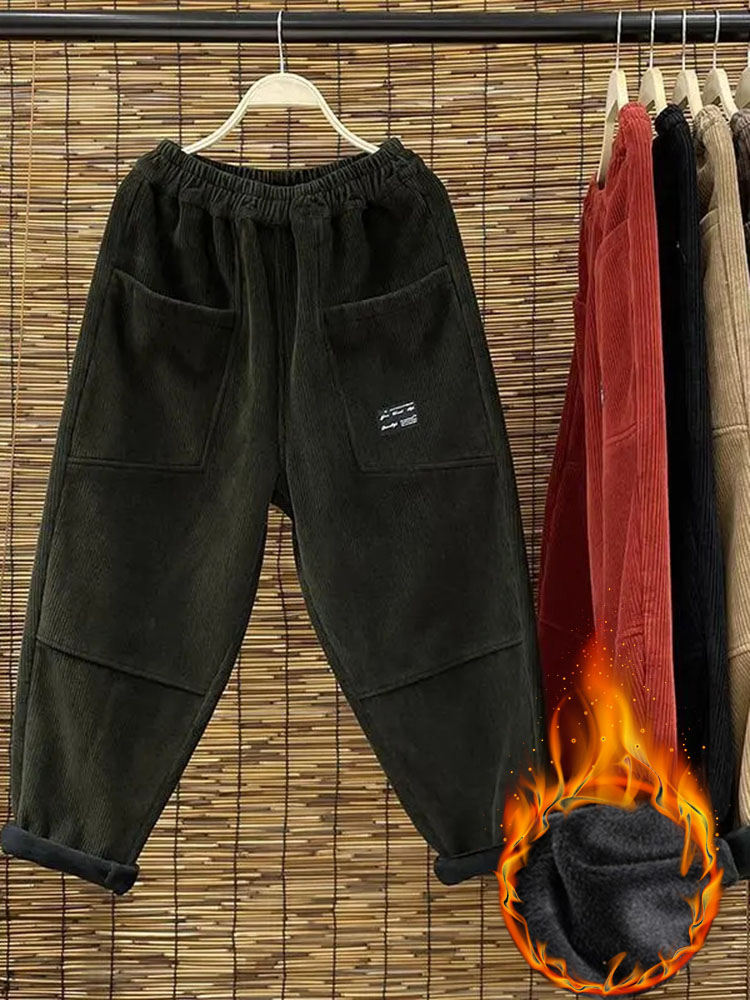 Celana Harem wanita beludru Pl - Corduroy Pant Warm ulasan dan harga