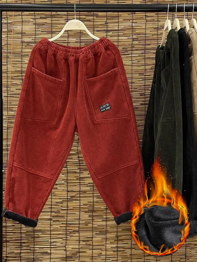 Celana Harem wanita beludru Pl - Corduroy Pant Warm ulasan dan harga
