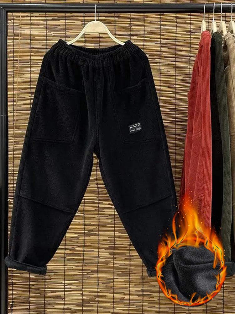 Celana Harem wanita beludru Pl - Corduroy Pant Warm ulasan dan harga
