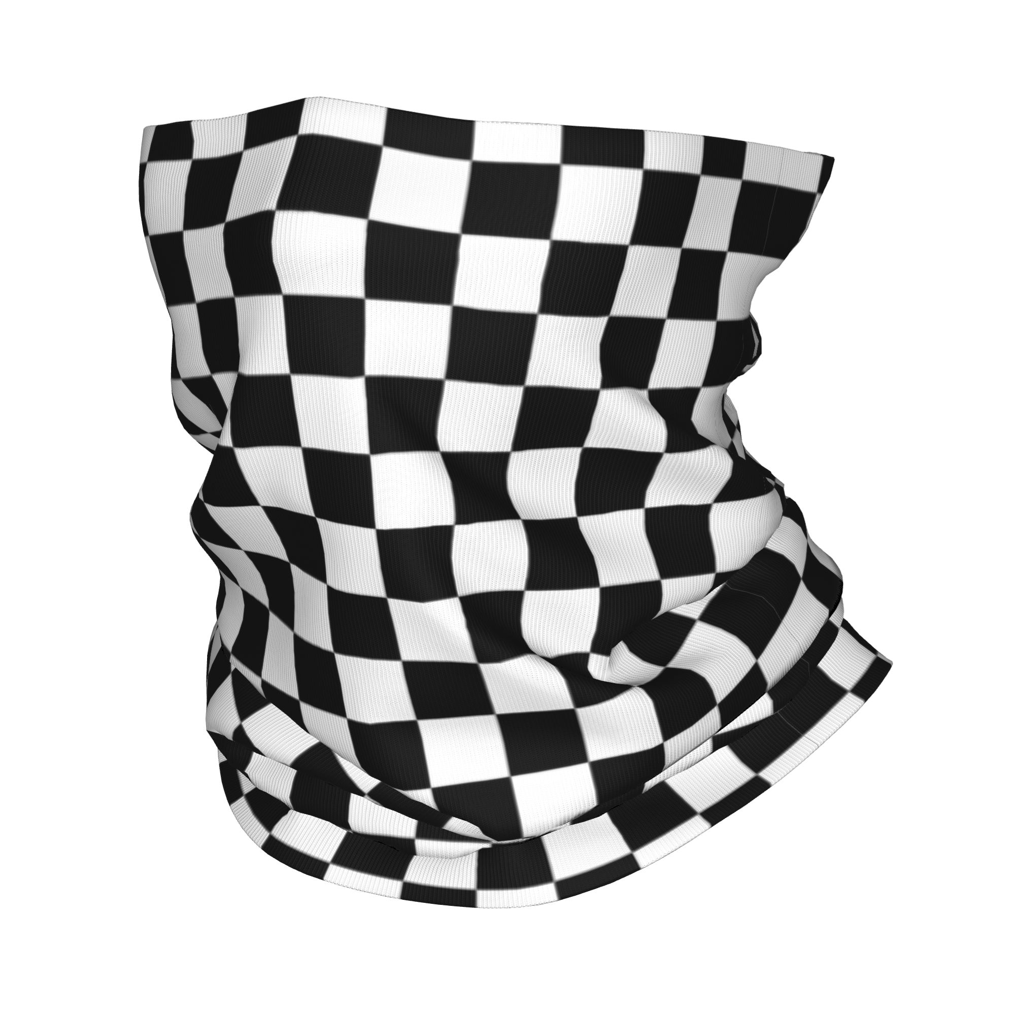 Penutup Leher Bermotif Kotak-k - Neck Gaiter Fleece ulasan dan harga