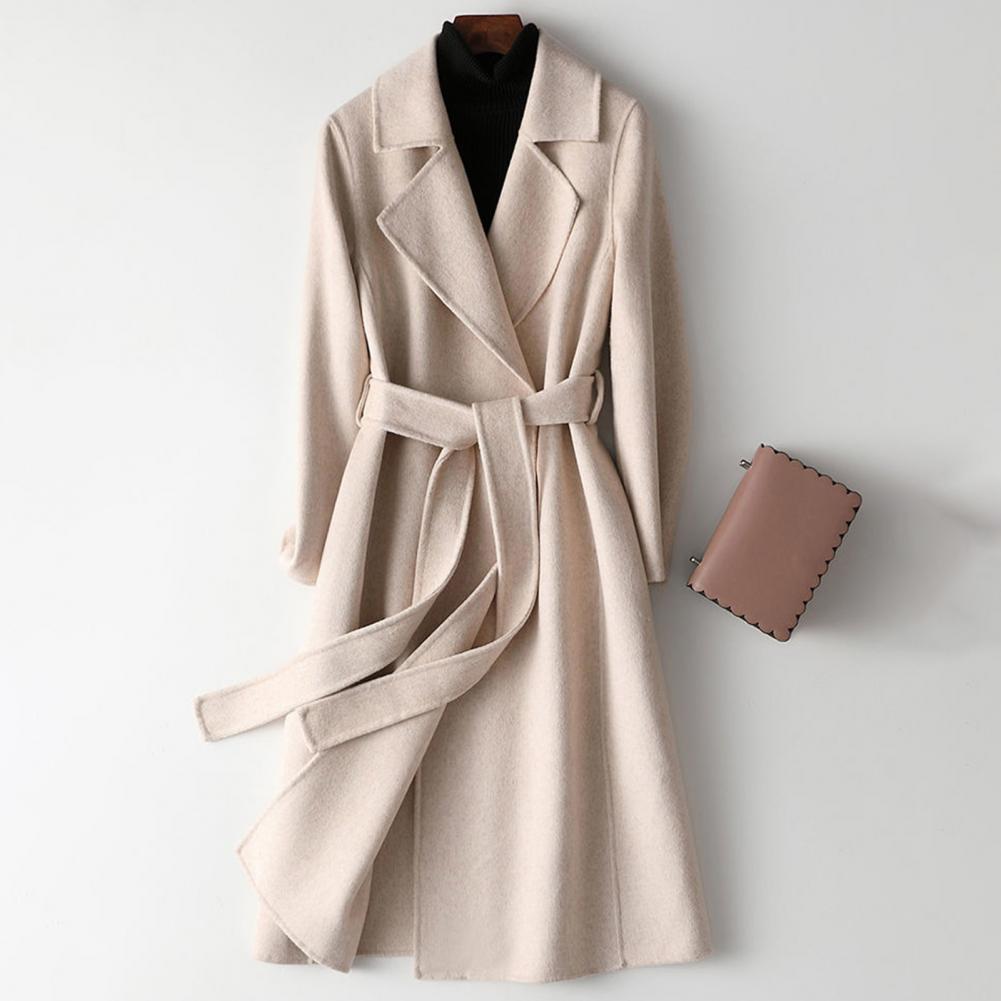 Mantel Wol Wanita, Mantel Panj - Wool Coat Peacoat ulasan dan harga