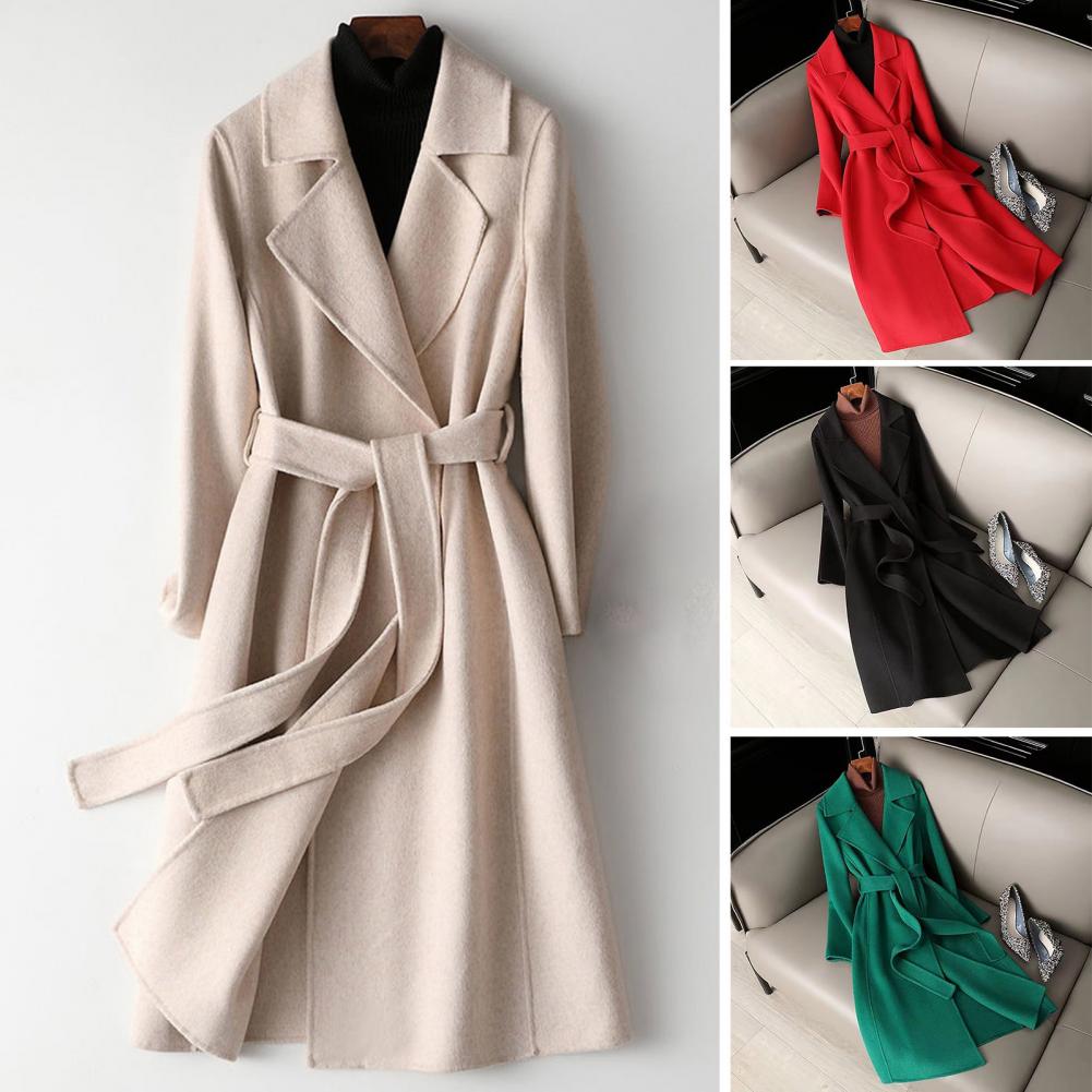 Mantel Wol Wanita, Mantel Panj - Wool Coat Peacoat ulasan dan harga
