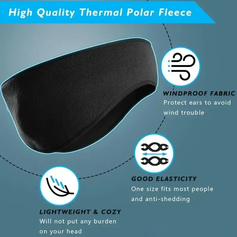 1 Buah Ikat Kepala Musim Dingi - Winter Headband Fleece ulasan dan harga