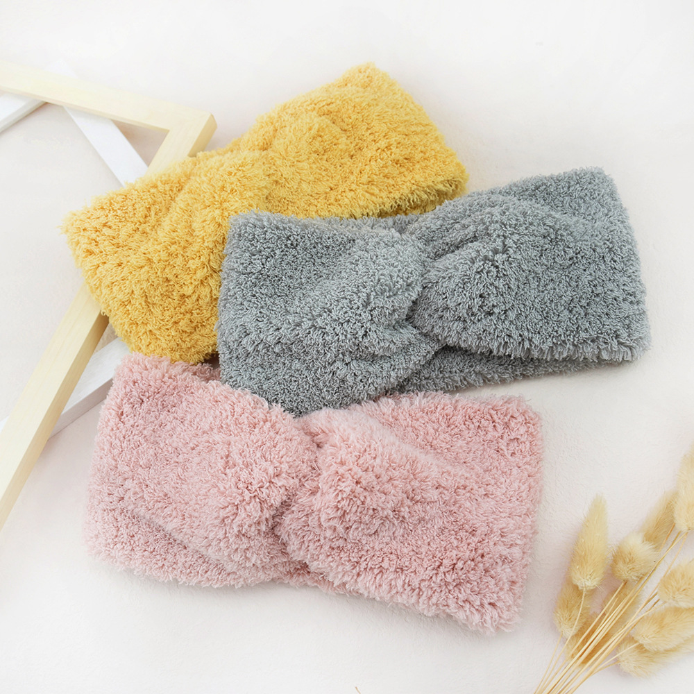 Headband Lebar Bulu Domba Baru - Winter Headband Fleece ulasan dan harga