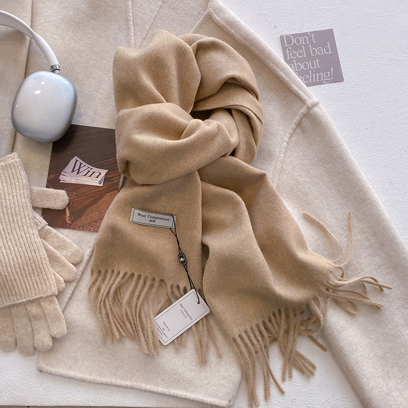 Syal wol untuk wanita, syal ke - Cashmere Pashmina Wrap ulasan dan harga