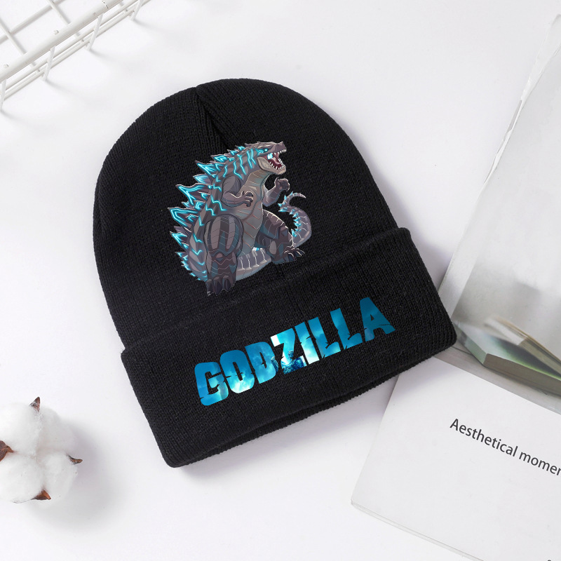 Godzilla Topi Rajut Musim Ding - Knit Beanie Hat Warm ulasan dan harga