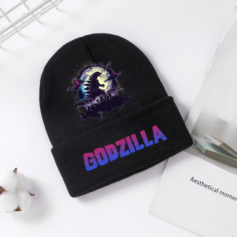 Godzilla Topi Rajut Musim Ding - Knit Beanie Hat Warm ulasan dan harga